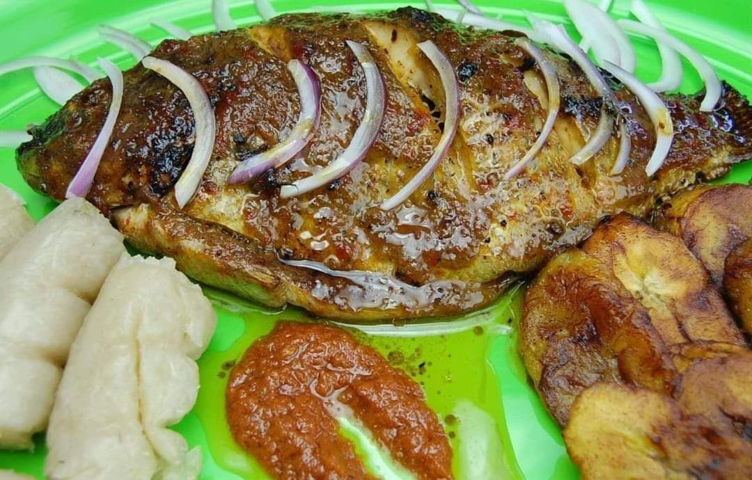 Roasted Fish & Bobolo